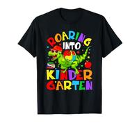 Funny Back to School Vibes Dinosaur Kids Maglietta