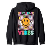 Funny Back to School Vibes for Teachers And Students Felpa con Cappuccio