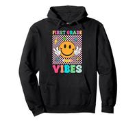 Funny Back to School Vibes for Teachers And Students Felpa con Cappuccio