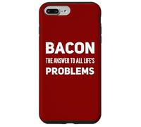 Funny Bacon Lovers - Ama il bacon Meat Eater Carnivore Humor Custodia per iPhone 7 Plus/8 Plus