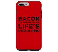 Funny Bacon Lovers - Ama il bacon Meat Eater Carnivore Humor Custodia per iPhone 7 Plus/8 Plus