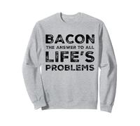 Funny Bacon Lovers - AMA Il Bacon Meat Eater Carnivore Humor Felpa