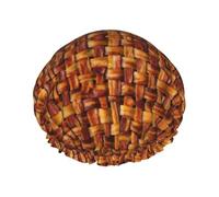 Funny Bacon Weave Cuffia Da Doccia Per Donna Impermeabile Cuffia Doccia Elastico Shower Caps Per Spa Salone Nuoto