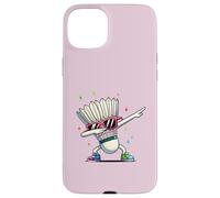 Funny Badminton Player Kids Boys Men Women Shuttlecock Dab Custodia per iPhone 15 Plus