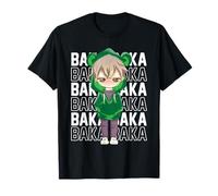 Funny Baka Idiot Chibi Anime Boy Japanese Manga Otaku Maglietta