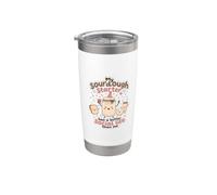 Funny Baker Introverso Il mio lievito madre Starter Vita sociale Bicchiere termico in acciaio inox doppia parete