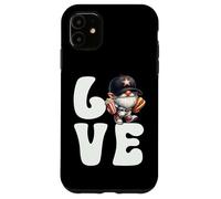 Funny Baseball Hot Dog Gnome Grandpa Love Baseball Graphic Custodia per iPhone 11