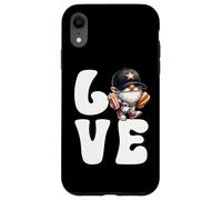 Funny Baseball Hot Dog Gnome Grandpa Love Baseball Graphic Custodia per iPhone XR