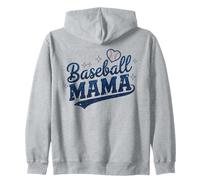 Funny Baseball Mama Print Softball Mom Mother's Day Felpa con Cappuccio