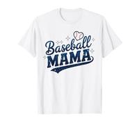 Funny Baseball Mama Print Softball Mom Mother's Day Maglietta