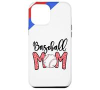 Funny Baseball Mom Leopard Print 4 Softball Mom Mother's Day Custodia per iPhone 12 Pro Max