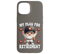Funny Baseball Retirement Plan For Men And Retired Dad Coach Custodia per iPhone 15