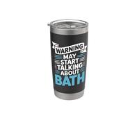 Funny Bath Warning potrebbe iniziare a parlare di Bath Bicchiere termico in acciaio inox doppia parete