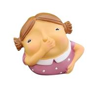 Funny Bathroom Statue - Quirky Boy & Girl Holding Nose Resin Sculpture, Humorous Table Decor | Creative Figurine Ornament For Shelves, Desk, Bathroom, Living Room, Office Use