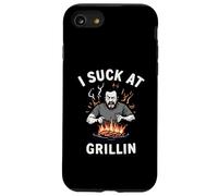 Funny BBQ Fail Burn The Food 4 luglio Grillin Grillin Grilling Men Custodia per iPhone SE (2020) / 7 / 8