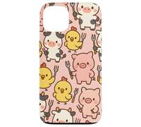 Funny BBQ Farm Animals Kawaii Barnyard Crew Pattern Custodia per iPhone 13