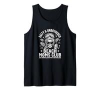 Funny Beach Mom Club Skeleton Salty And Unbothered Canotta