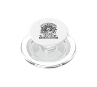 Funny Beach Mom Club Skeleton Salty and Unbothered PopSockets PopGrip per MagSafe