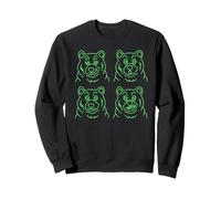 Funny Bear Face - Grafica a Quattro orsi Felpa