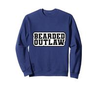 Funny Beard Lover Gift Idea for Men Who Live the Outlaw Life Felpa