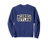 Funny Beard Lover Gift Idea for Men Who Live the Outlaw Life Felpa