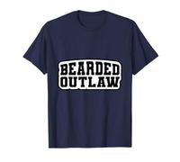 Funny Beard Lover Gift Idea for Men Who Live the Outlaw Life Maglietta