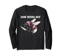 Funny Bee Hive Honey Lover Tee Funny Beekeeper Maglia a Manica