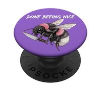 Funny Bee Hive Honey Lover Tee Funny Beekeeper PopSockets PopGrip Adesivo