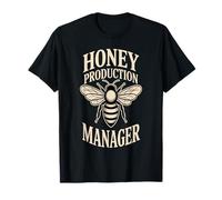 Funny Bee Honey Direttore Produzione Apicoltore Maglietta