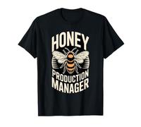 Funny Bee Honey Direttore Produzione Apicoltore Maglietta