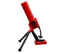 Funny Beer Bottle Opener Mortar Design Push Down Bottle Cap Opener Hands Free Bar Tool Decorative Home Bar Accessory Gift Idea for Beer Enthusiasts(Rot)