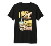 Funny Beer Lover I Make pour Decisions Hands - Bottiglia da Pinta Maglietta Premium