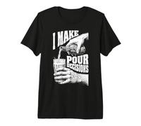 Funny Beer Lover I Make pour Decisions Hands - Bottiglia da Pinta Maglietta Premium