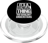 Funny Bengal Mom Dad Quote "It's A Bengal Thing" Cat Lover PopSockets PopGrip per MagSafe