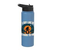 Funny Bigfoot Retro Sasquatch Graphic Stainless Steel Insulated Water Bottle
