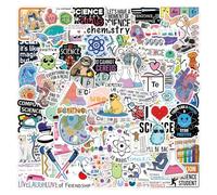 Funny Biology Stickers - Set di adesivi scientifici, decalcomanie umoristiche da laboratorio, grafiche in vinile accademiche | Etichette divertenti ispirate alla biologia per laptop, riviste