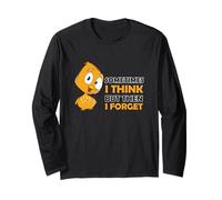 Funny Bird Statement Sometimes I think But then I Forget Maglia a Manica