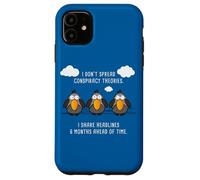 Funny Birds Chatting: I Don't Spread Conspiracy Theories Custodia per iPhone 11