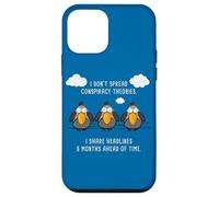 Funny Birds Chatting: I Don't Spread Conspiracy Theories Custodia per iPhone 12 mini