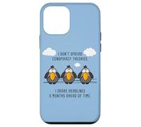 Funny Birds Chatting: I Don't Spread Conspiracy Theories Custodia per iPhone 12 mini