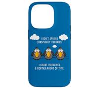 Funny Birds Chatting: I Don't Spread Conspiracy Theories Custodia per iPhone 14 Pro