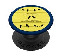 Funny Birds Chatting: I Don't Spread Conspiracy Theories PopSockets PopGrip Adesivo