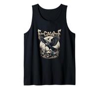 Funny Black Crow, F-CAW-F Black Bird Halloween Adult Humor Canotta