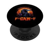 Funny Black Crow, F-CAW-F Black Bird Halloween Adult Humor PopSockets PopGrip Adesivo