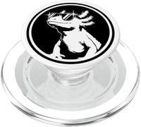 Funny Black Logo Sunglasses Lover Axolotl Vibes PopSockets PopGrip per MagSafe