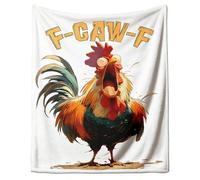 Funny BlankeT - Chicken Winter Soft Gag Wrap, Novelty Blanket Bed Throws Bedroom Decor | For Couch Bedroom Living Room Farmhouse Office Men Women Kids Holiday Stocking Stuffers Amusing Blankets Soft M