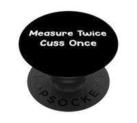 Funny Blue Collar Humor Design | Work Ethic Energy Tees PopSockets PopGrip Adesivo