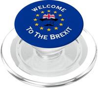 Funny Blue Yellow Unione Europea Benvenuti alla Brexit PopSockets PopGrip per MagSafe