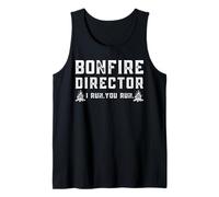 Funny Bonfire Director I Run You Run Bonfire Night Graphic Canotta