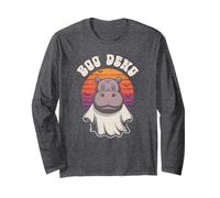 Funny Boo DENG Baby Pigmeo Ippopotamo Creepy Ghost Haunted House Maglia a Manica